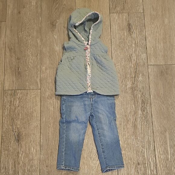 Children's Quilted Vest and Jean bundle - Picture 1 of 6